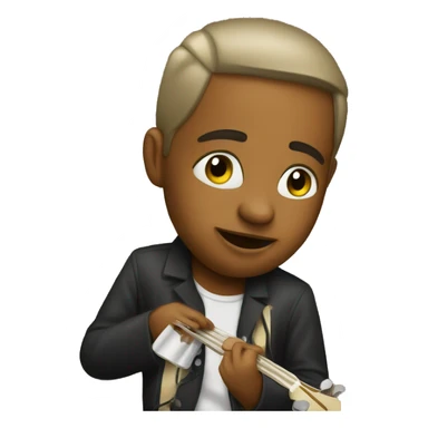 concert artist performing sticker