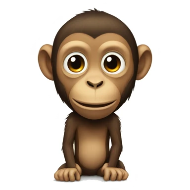 monkey sideyee sticker