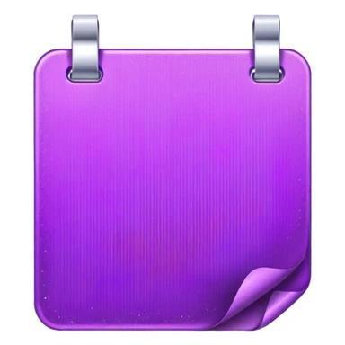Glitter Purple and Cian spreadsheet paper list sticker
