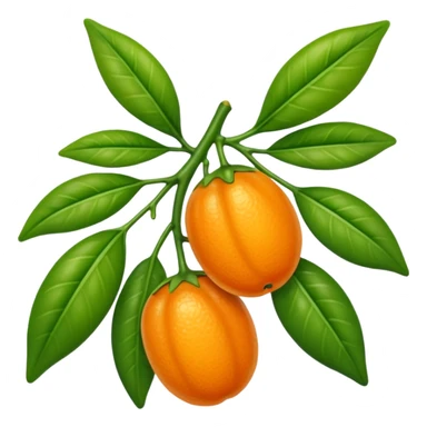 Kumquat foliage sticker