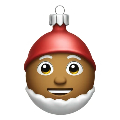 Christmas ornament sticker