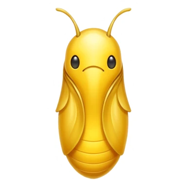  yellow chrysalis sticker