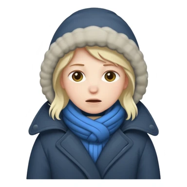 person who are cold sticker