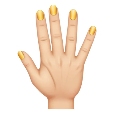 hand with ring finger and thumb down sticker