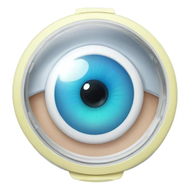 contact lens storage case sticker