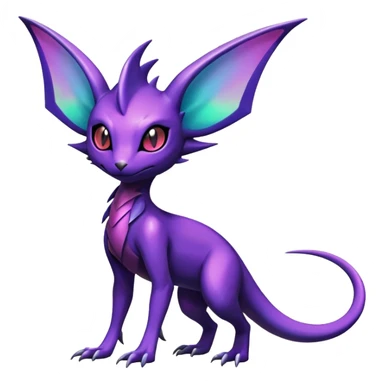 Shiny Salandit-Noivern-Espeon-Hybrid (Full body) sticker