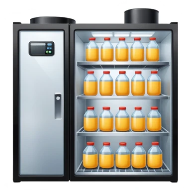 ambient and refirigeration warehouse at an angle sticker