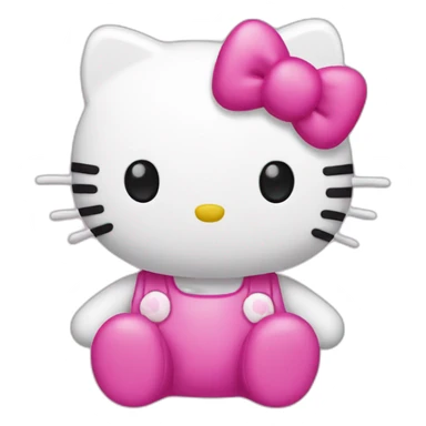 Hello Kitty pink sticker