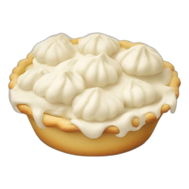 cream pie sticker