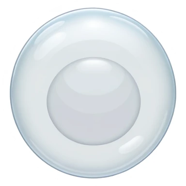 white empty transparent bubble sticker