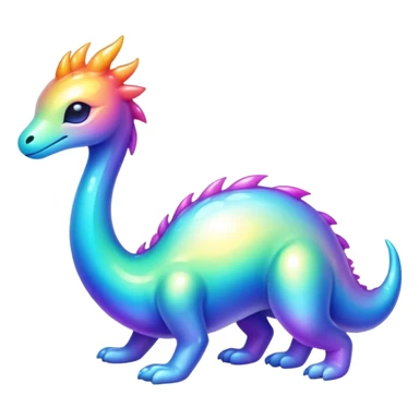 Iridescent gradient fakemon-creature  sticker