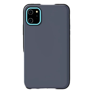 smartphone back side with lunar crater made of skin texture sticker