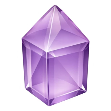 emoji of light purple quarz sticker