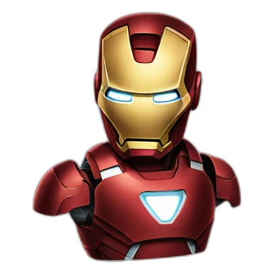 Iron man qui détruit tout sticker