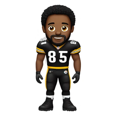 Steelers player  sticker