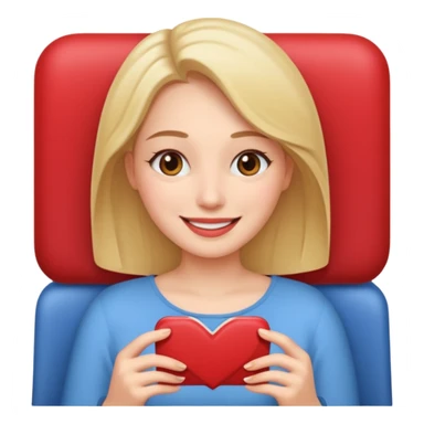 
woman who likes to watch romantic movies sticker