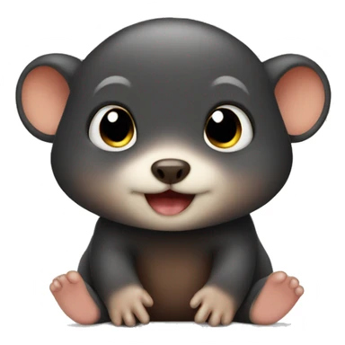 Baby mole sticker