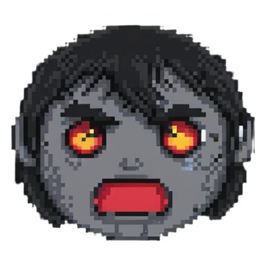 pissed and disgusted face sticker