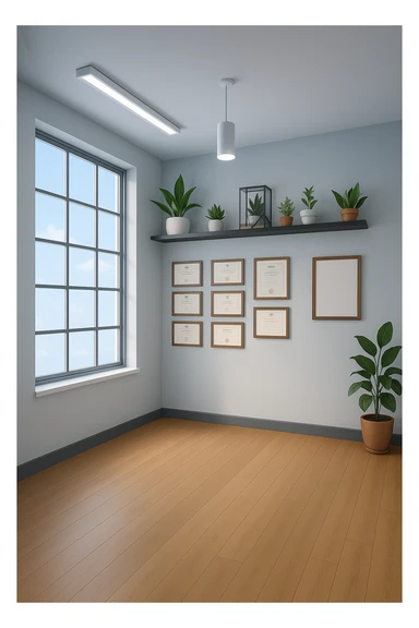 faMMI QUESTA STANZA SENZA LE PERSONE E SENZA LETTINO, SOLO LA STANZA. FALLA MOLTO PIù LUMINOSA CON LUCI PIù FREDDE E MODERNE, NON LUCI GIALLE sticker