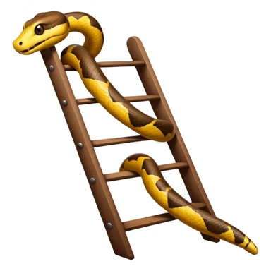 snake on a ladder sticker