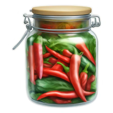 kimchi jar sticker