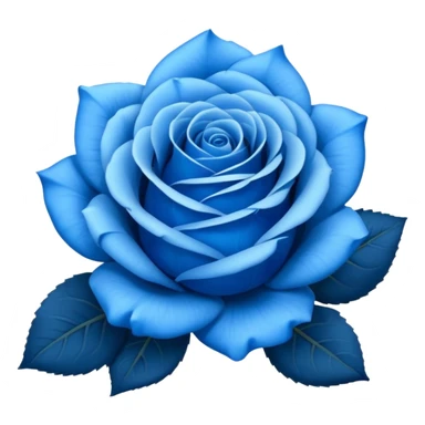 Blue roses sticker