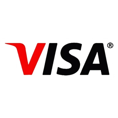 visa brand name logo sticker