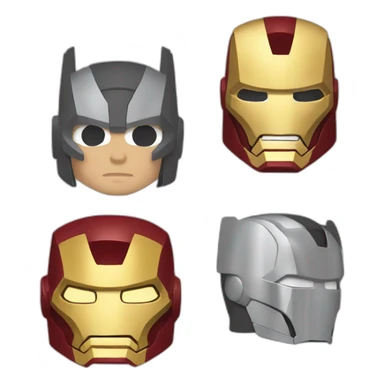 Iron man and thor sticker