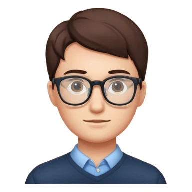 Brick wall with glasses sticker