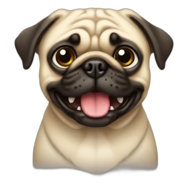 dragon-pug sticker