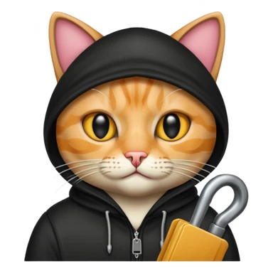 cat robber sticker