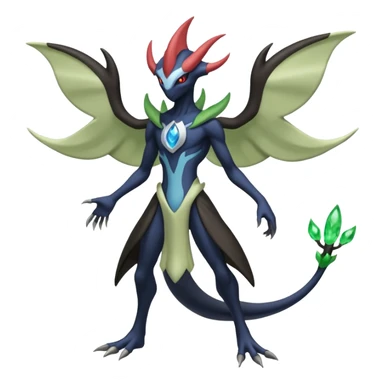 Darkrai-Cresselia-Zygarde-Electrike-Fakémon-fusion, full body sticker