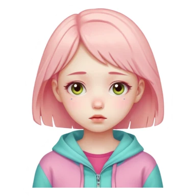 yumekawaii girl on opioids sticker