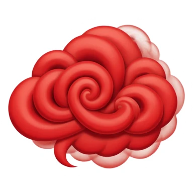 Nube roja como las de akatsuki de naruto sticker