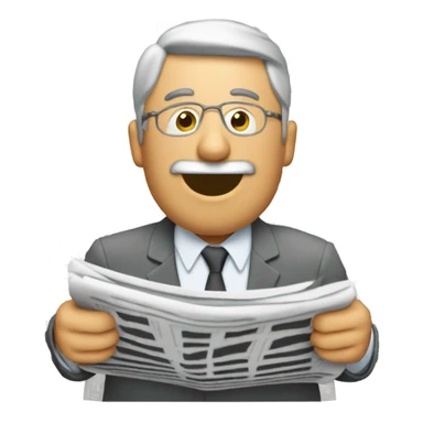 icon for menu item "News" sticker
