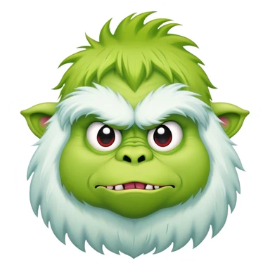 emo fat phoque grinch yeti  sticker