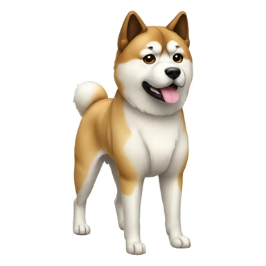 Akita Dog Breed Full Body sticker