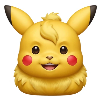 pikachu classic emoji style sticker