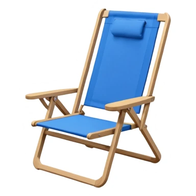 folding beach chair sticker