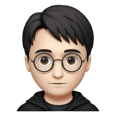 Harry Potter glasses with the scar and without the face  sticker