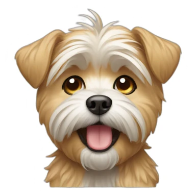 Morkie crying sticker