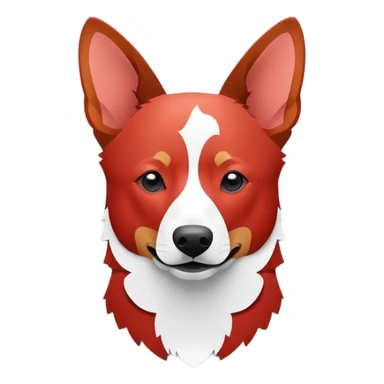 This Red heeler cut out sticker