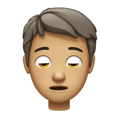 Tired and crying sticker