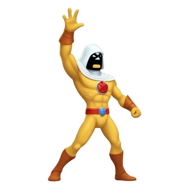 He-man high-fiving space ghost sticker
