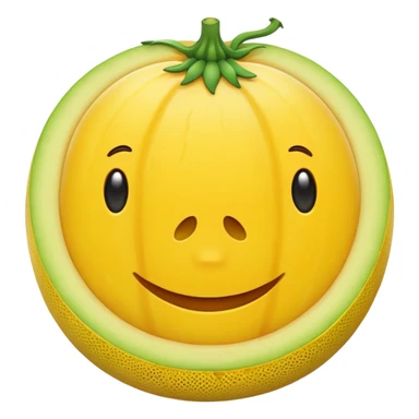 yellow melon sticker