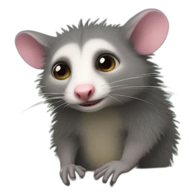 Existential dread personified by a Possum sticker
