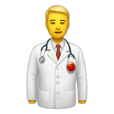 Médicament rouge et jaune sticker