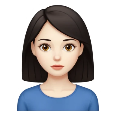 Ugly thin lipped woman sticker