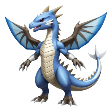 Shiny Koraidon-Latios-Marowak-Gabite-Fakémon-hybrid-creature (full body)  sticker