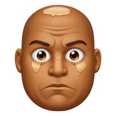 big man with snot sticker